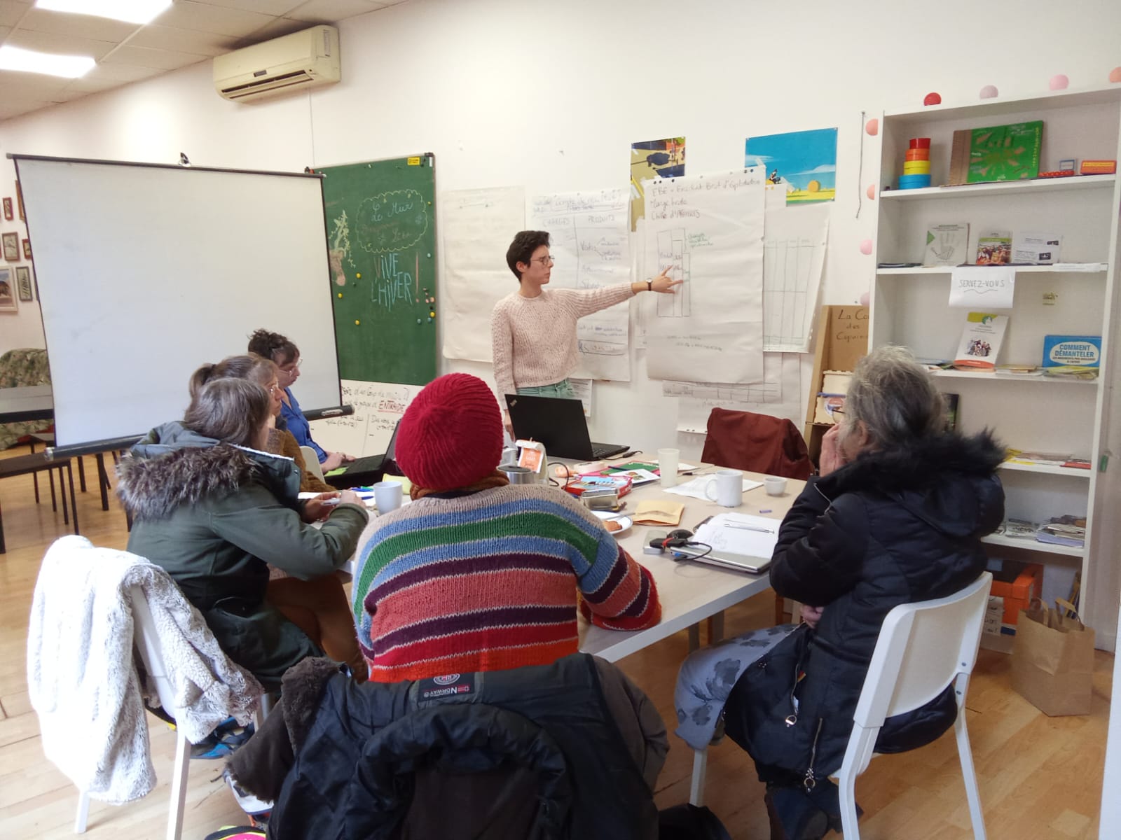 Photo d'un temps collectif Ilots Paysans