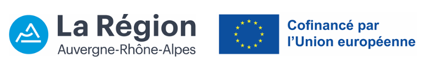 Logo de la région Auvergne Rhône Alpes et de l'union européenne